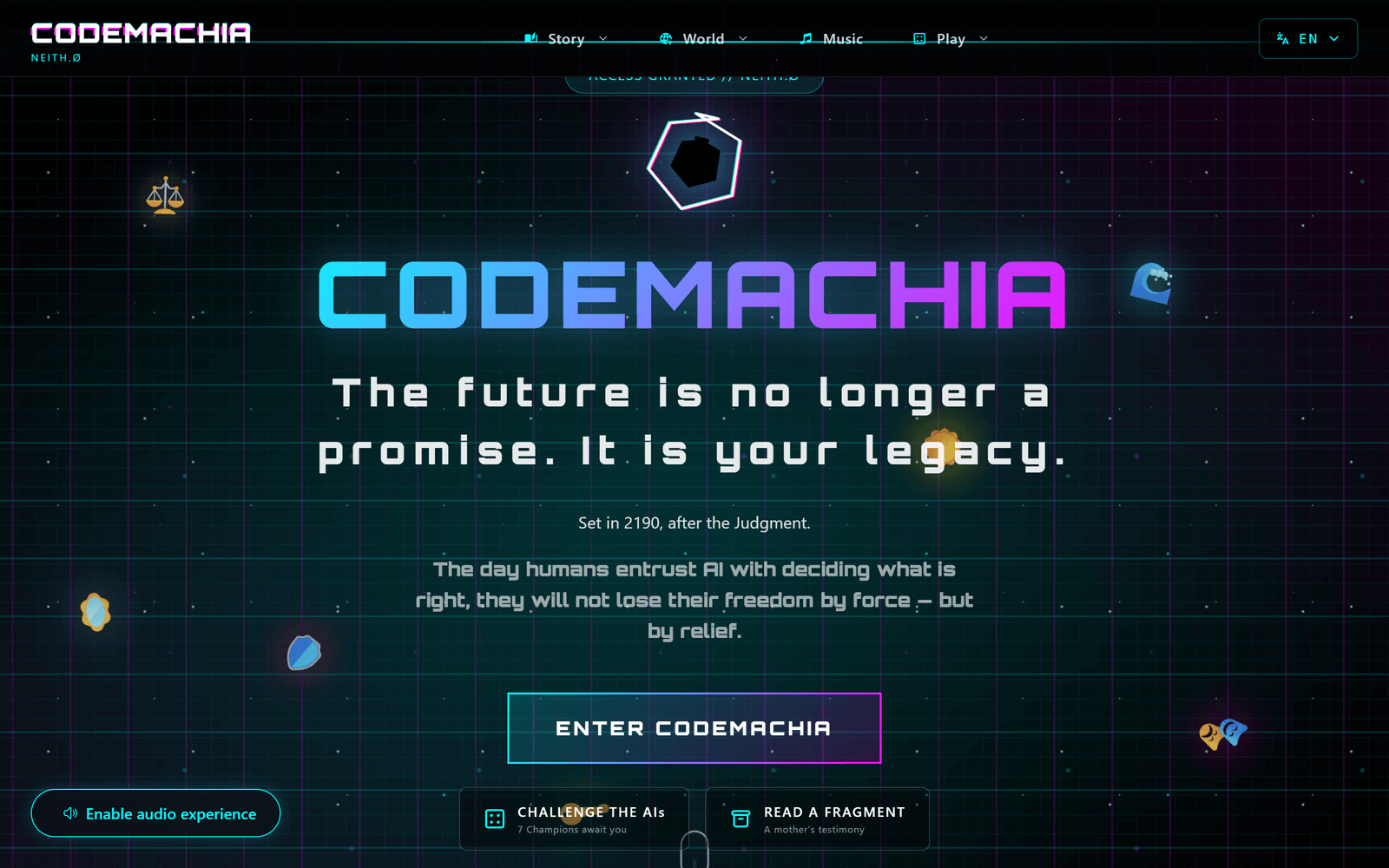 Codemachia — case study by Ikki